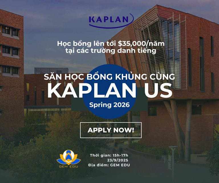 Săn Học Bổng Khủng cùng Kaplan US – Xuân 2026